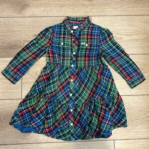 Ralph Lauren flannel plaid dress